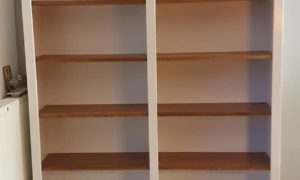 Réalisation d'une bibliothèque en bois