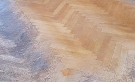 Rénovation de parquet très abîmé : avant travaux