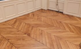 Ponçage de parquet à Rambervillers