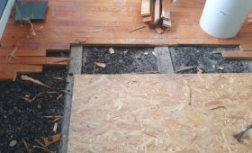 Remplacement d’un parquet massif