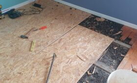 Remplacement d’un parquet massif