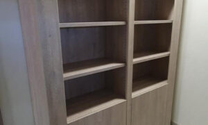 Fabrication et pose d’une bibliothèque