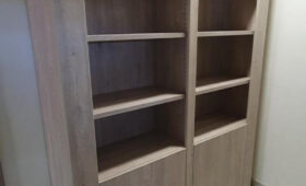 Fabrication et pose d’une bibliothèque