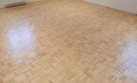 Ponçage et vernissage de parquets anciens : après travaux