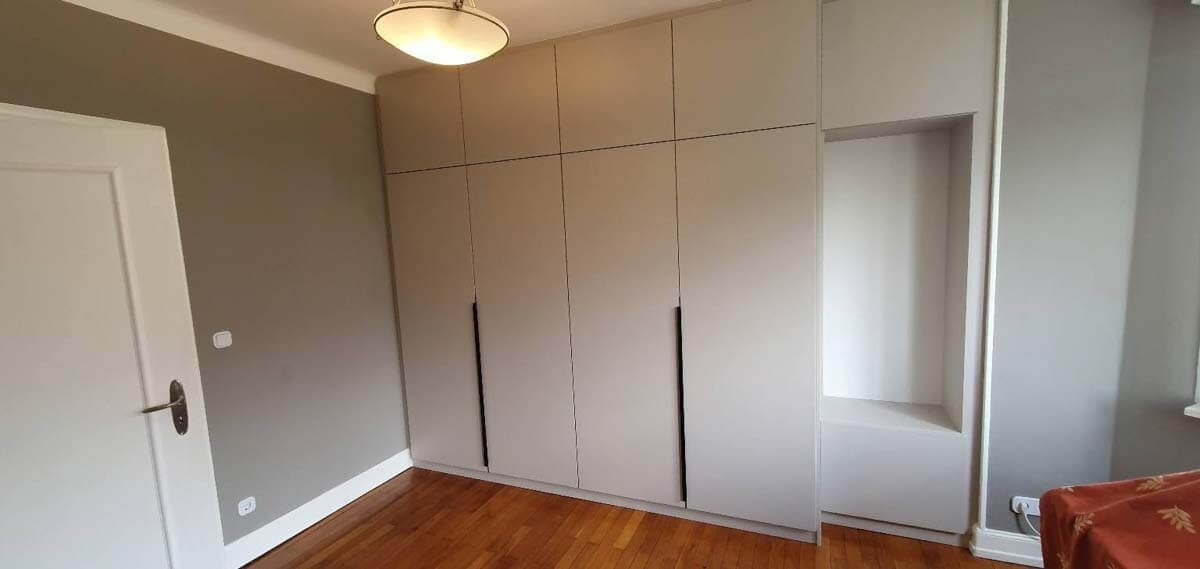 Aménagement complet d’une chambre à coucher sur-mesure