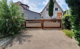 Fabrication et pose à l'identique d'un portail en bois Douglas